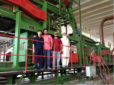 公司出口巴基斯坦白沙瓦設(shè)備調(diào)試完畢交付用戶使用