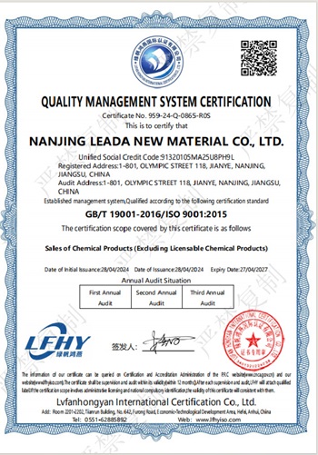ISO CERTIFICATE